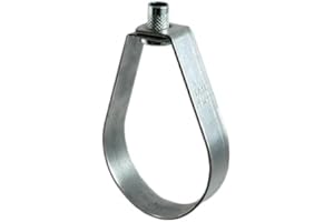 Swivel Loop Hanger for Pipe Support, Galvanized Ring Hanger, FM and UL Listed (2", 10-Pack)