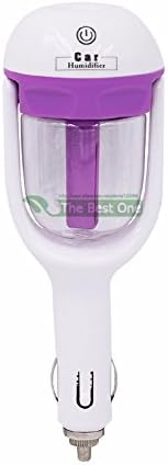 RangeX Car Aroma Diffuser Humidifier Portable Mini Car Aromatherapy Humidifier Air Fresher Purifier 50ml Essential Oil Diffuser (Purple)