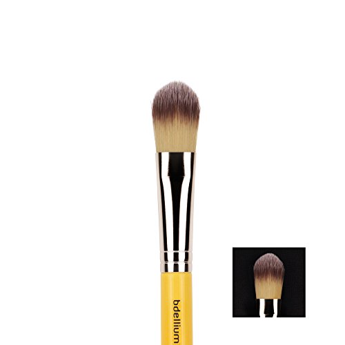 Bdellium Tools Studio Line Small Foundation Brush, Yellow