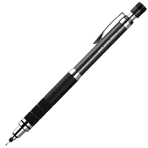 uniball Kuru Toga Elite Mechanical Pencil Starter Kit with Gun Metal