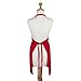 DII Everyday Basic Kitchen Collection, Chef Apron, Tango Red