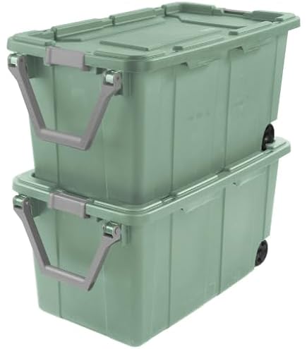 Wheeled Industrial Tote Wheeled Storage Tote With Handle Storage