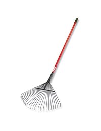 Bully Tools césped y rastrillo con mango de fibra de vidrio, 24   pulgadas, N A