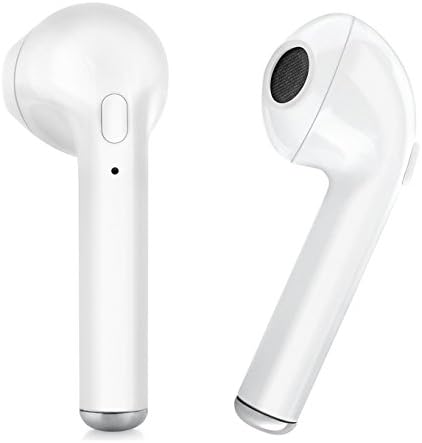 Bluetooth Earbuds,Vanten Wireless Headphones Headsets Stereo In-Ear Earpieces Earphones With Noise Canceling Microphone for iPhone X 8 8plus 7 7plus 6S Samsung Galaxy S7 S8 IOS Android (White)