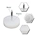uxcell 18mm Dia Nylon Head Furniture Chair Table Feet Glide Protector Nail White 100pcs
