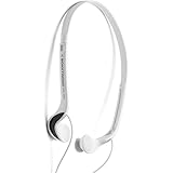 SONXTRONIC WHITE ICE Xdr-8001 Vertical in Ear Ultralight Sport Running Headband Headphones (mdr-w08l style white and silver)