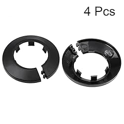 uxcell 40mm Pipe Cover Decoration PP Plastic Water