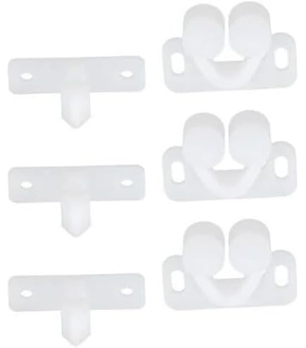 5 Pack Rok Hardware Heavy Duty Large Roller Catch Latch For Closet Doors And Cabinets, Zinc