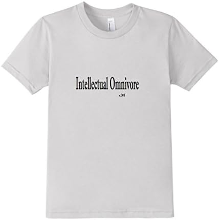 Kids Calvin Mira T shirt cool t shirts tee Intellectual omnivore 4 Silver