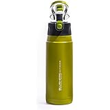 Blushers 600ml (20.3oz) Double Wall Vacuum Insulated 304 Stainless Steel To Go Travel Mug, One Touch Lock Lid Thermos Water Bottle (Green)