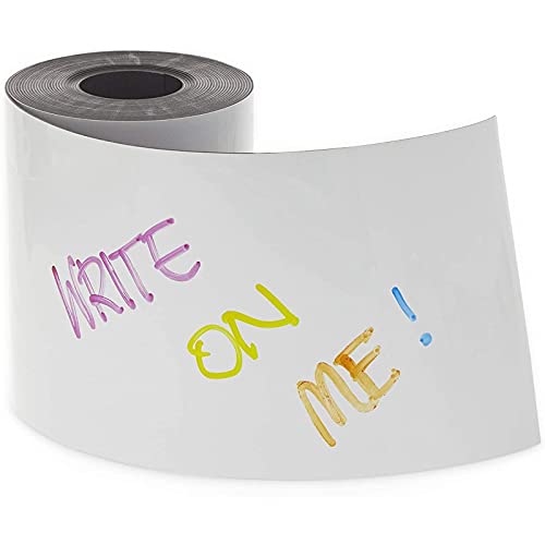 Dry Erase Tape Roll, 4 Inches x 15 Feet (1 Pack) Pricepulse