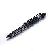 Tactical Pen Black Aluminium Body Self Defense Weapons, Tactical Head Pen Car Window Breaker, Emergency Survival Tactical Pens with 1 Ink Refill