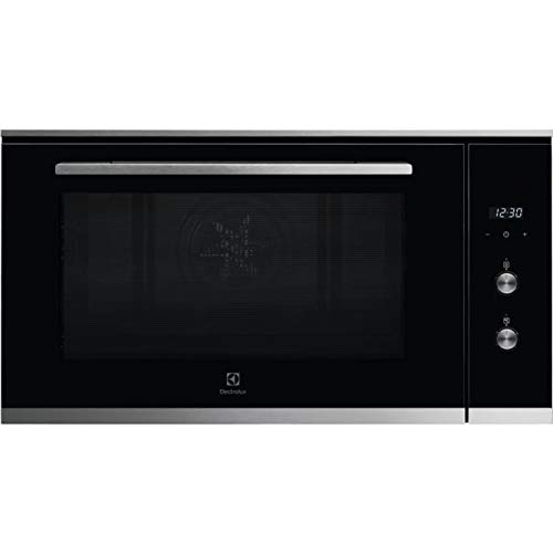 Forno multifunzione extralarge KBZE 9 X in vetro nero con finiture inox da  90 cm Electrolux Forni urban-earth.co.uk