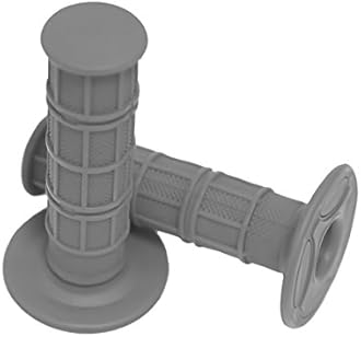 7/8" Practical Motorcycle Hand Grips Dirt Bike Motocross Gel Handlebar 2Pc- Grey