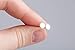 Tiny 3mm Round Sterling Silver Dot Disc Earrings - One Pair