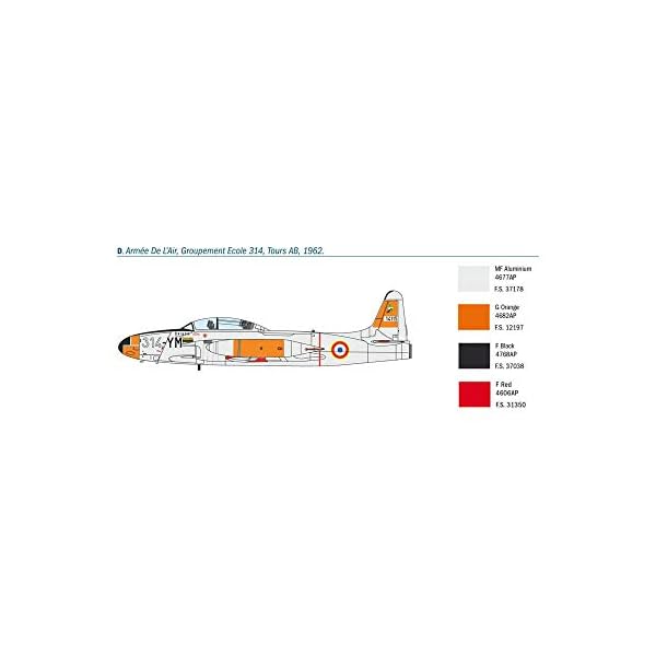 Italeri 1444S 1:72 T-33A Shooting Star, Modellbau, Bausatz, Standmodellbau, Basteln, Hobby, Kleben, Plastikbausatz… – Bild 7