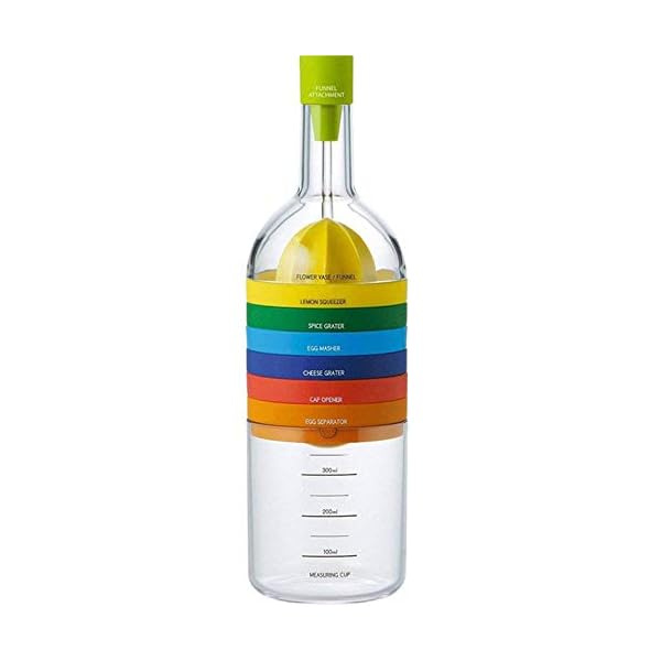 Locisne-8-in-1-Kitchen-Tool-Multipurpose-Function-Plastic-Bin-Bottle-Essential-Kitchen-Cooking-Tools-Kitchen-Gadget-funnel-lemon-squeezeregg-seperatormeasuring-cup-can-opener Locisne 8 in 1 Kitchen Tool, Multipurpose Function Plastic Essential Kitchen Cooking Tools Kitchen Gadget (funnel, lemon…