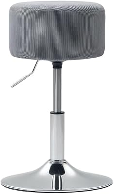 360° Drehbarer Barhocker höhenverstellbar 52-66 cm, Grau