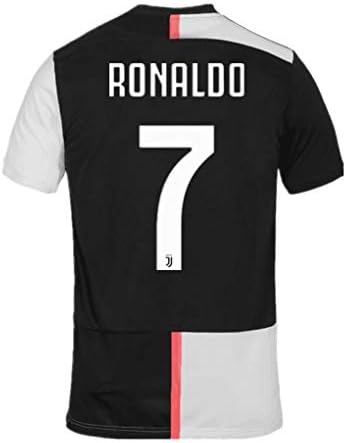 New Season 2019-2020 Juventus Ronaldo 7 Home Mens Soccer Jersey Color White/Black
