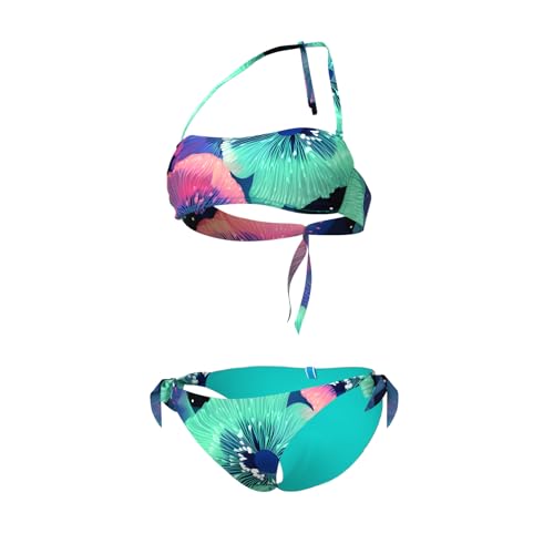 ARENA Maillot de Bain 2 pièces Bandeau Water Print pour Femmes