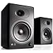 Audioengine A5 Plus Classic 150W Powered Bookshelf Speakers with Remote Control, Built In Analog Amplifier – Blackthumb 1