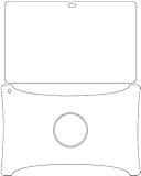 XtremeGUARD© FULL BODY Screen Protector (Ultra CLEAR) For FUHU NABI XD 10.1