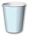 Paper Hot & Cold Cups 9oz 24/Pkg-Pastel Blue