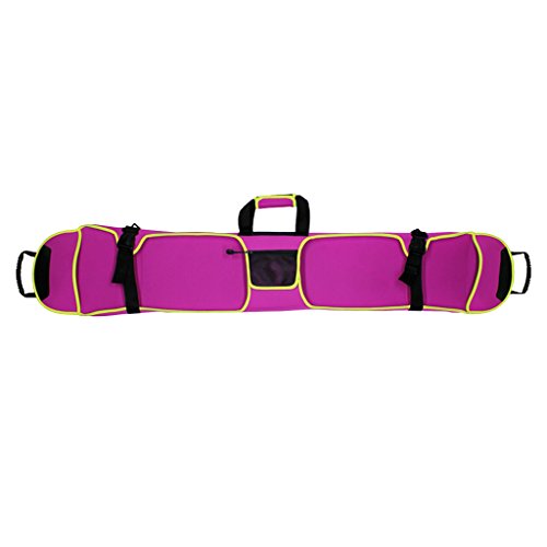 New Snow Board Skiing Ski Snowboard Bag Holdall Carry Case Shoulder Bag 145cm - Rose Red, 145cm