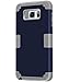 Galaxy Note 5 Case,BENTOBEN 3 in 1 Hybrid Case for Galaxy Note 5 Case Shockproof Hard Cover PC + Soft Silicone Interior Scratch Protective Combo Cases Covers for Samsung Galaxy Note 5 (2015) Navy Blue