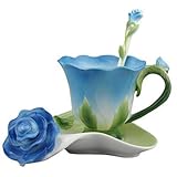 | Coffee Cup & Saucer Sets | Best 3D Rose Shape