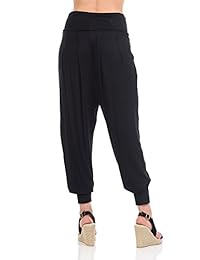 icónico Luxe Pantalones de chándal con cintura elástica para dama con bolsillos