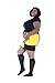 Zaftig Womens Plus Size Opaque Nylon Trouser Socks, Expandable Calf (Plus Size, 3 Pairs Black)