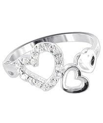Gem Avenue Multi Open Heart Cubic Zirconia Accent