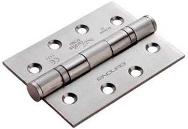 102 X 76 X 3MM Ball Bearing Hinge Grade 13 C/W Screws (3 Pack)