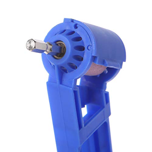 Feamos Corundum Grinding Wheel Drill Bit Sharpener Titanium Portable Drill Powered Tool Supply Professional (Random Color)