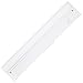 GETINLIGHT Dimmable Hardwired or Plugged-in Under Cabinet LED Lighting with ETL Listed, Edge lit Technology, Soft White(3000k), Matte White Finished, 18 Inch, IN-0201-2-WH
