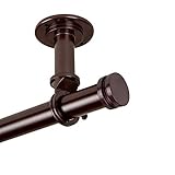 Rod Desyne Bun 1" Ceiling Curtain Rod/Room