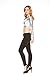 Red Hanger Women's Crop Top - Metallic Wet Look Mock Neck Turtleneck - Long Sleeve (Silver-L)