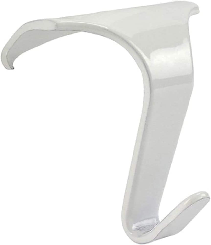 Taskar White Picture Rail Hooks 10 Pack Heavy Duty Contemporary Fits Most Rails