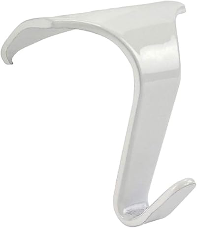 Taskar White Picture Rail Hooks 10 Pack Heavy Duty Contemporary Fits Most Rails