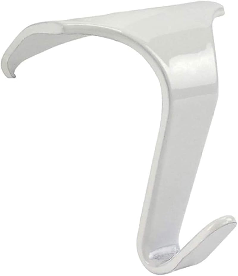 Taskar White Picture Rail Hooks 10 Pack Heavy Duty Contemporary Fits Most Rails