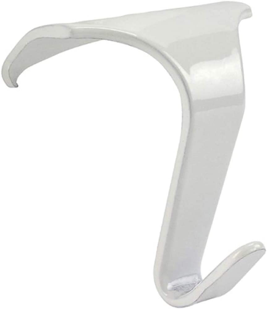Taskar White Picture Rail Hooks - Contemporary/Heavy Duty (10 Pack)