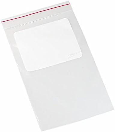 MGRL2W0609 Polyethylene (LDPE/LLDPE Blend) Clear Reclosable Bag, 9" Length, 6" Width 100 count (Pack of 10)