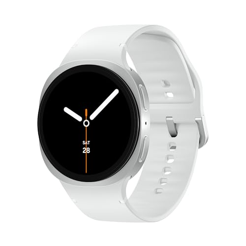 Samsung Galaxy Watch8 (Silver, BT, 40mm) Smartwatch Galaxy AI, Allenatore Personale, Design Resistente agli Urti, Processore 3nm, Monitoraggio Attività Fisica e Sonno, One UI 8 [Versione Italiana]