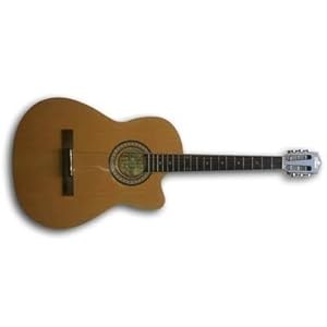 Pluto HW39C-201 39-inch Cutaway Acoustic Guitar (Natural)