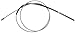 ACDelco Professional 18P2113 Rear Parking Brake Cable Assembly