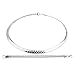 HZMAN Stainless Steel Omega Chain 8mm Solid 18 inch Necklace and 8.5 inch Bracelet Set