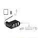 Sudroid 3-Port USB 2.0 Rotatable Hub [90°/180° Degree Rotatable] (Black)