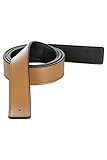 Men’s Reversible Leather Belt Strap Hermes Replacement, Navy, Tan, White, Brown
