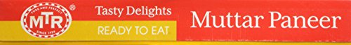 MTR Ready To Eat, Muttar Paneer, 10.6 Ounce (Pack of 20)